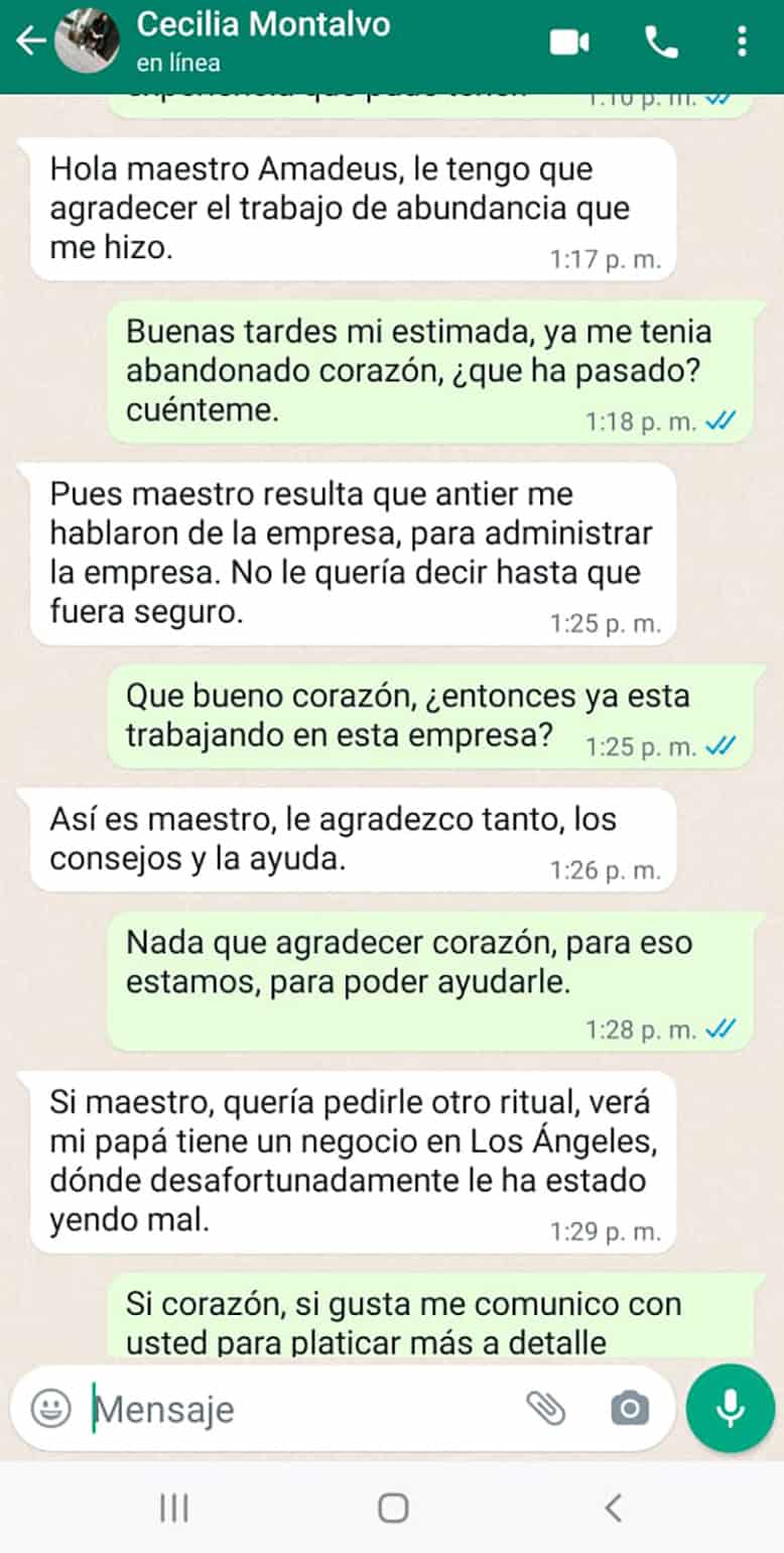 testimonios testimonios